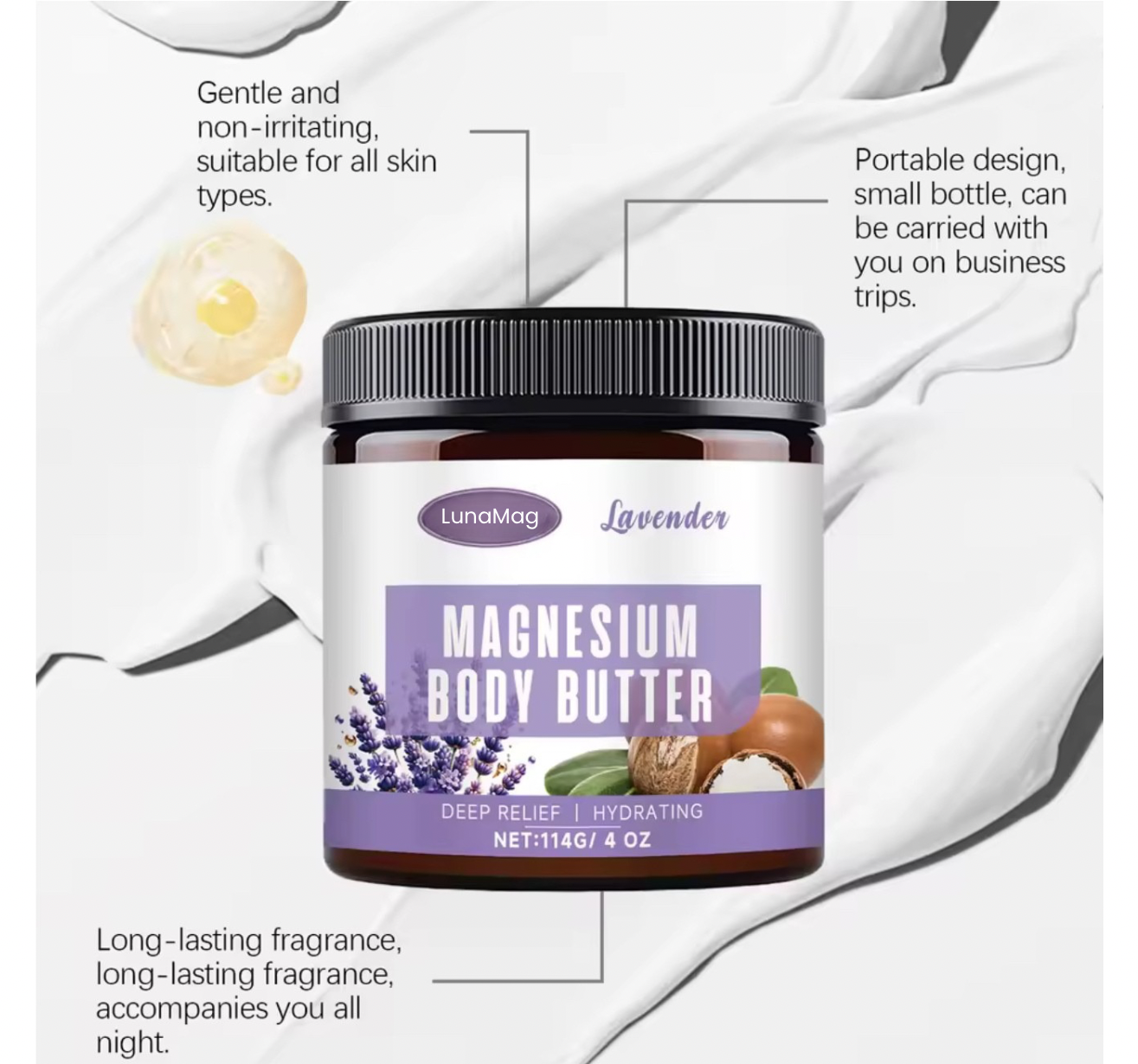 Magnesium Body Butter - Deep Sleep & Relaxation
