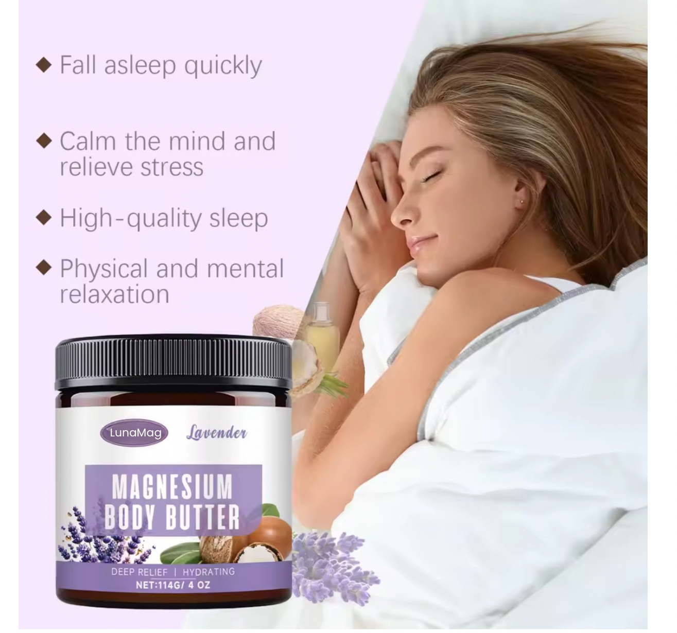 Magnesium Body Butter - Deep Sleep & Relaxation